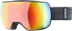 Uvex Compact FM Skibrille - Black Mat/mirror Rainbow