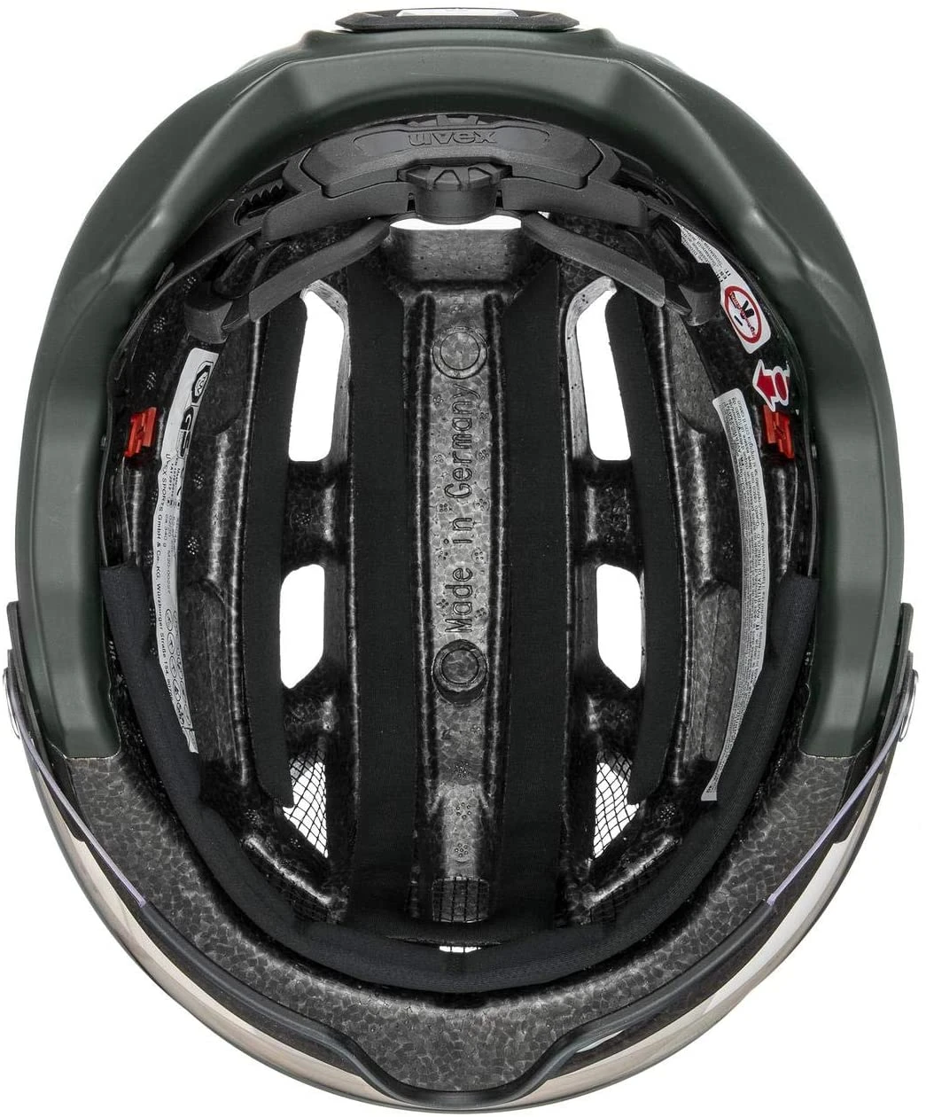 Uvex Finale Visor Visier Fahrradhelm - Forest Mat – Bild 7