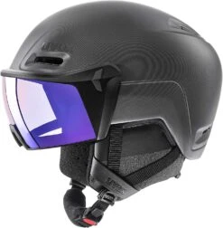 Uvex Hlmt 700 Vario Visier Skihelm - Black Mat