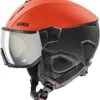 Uvex Instinct Visor Visier-Skihelm - Fierce Red-black Mat