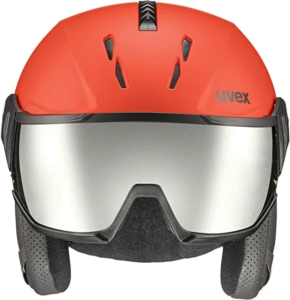 Uvex Instinct Visor Visier-Skihelm - Fierce Red-black Mat – Bild 2