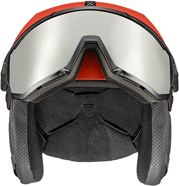 Uvex Instinct Visor Visier-Skihelm - Fierce Red-black Mat – Bild 3