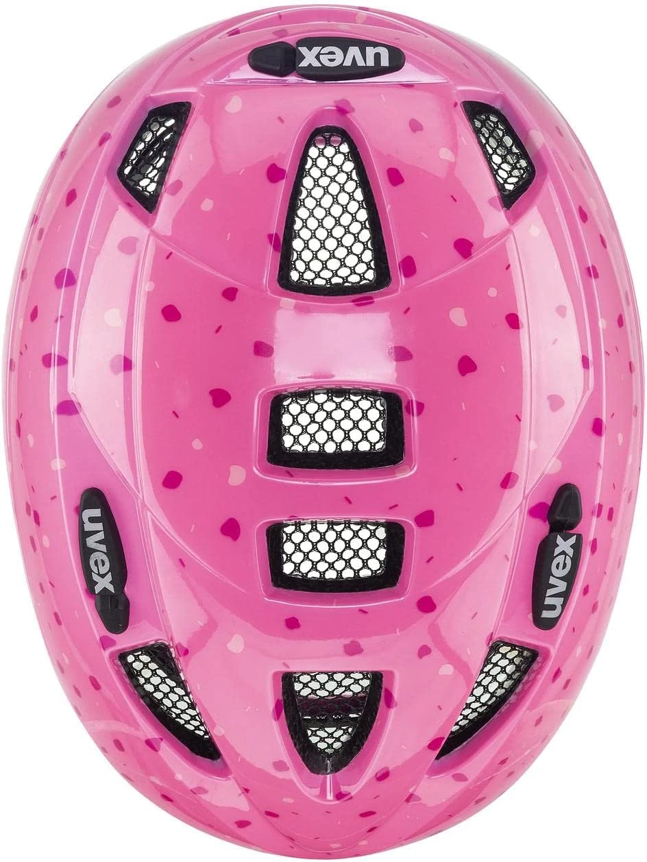 Fahrradhelm Uvex Kid 2 Kinderhelm - Pink Confetti – Bild 4