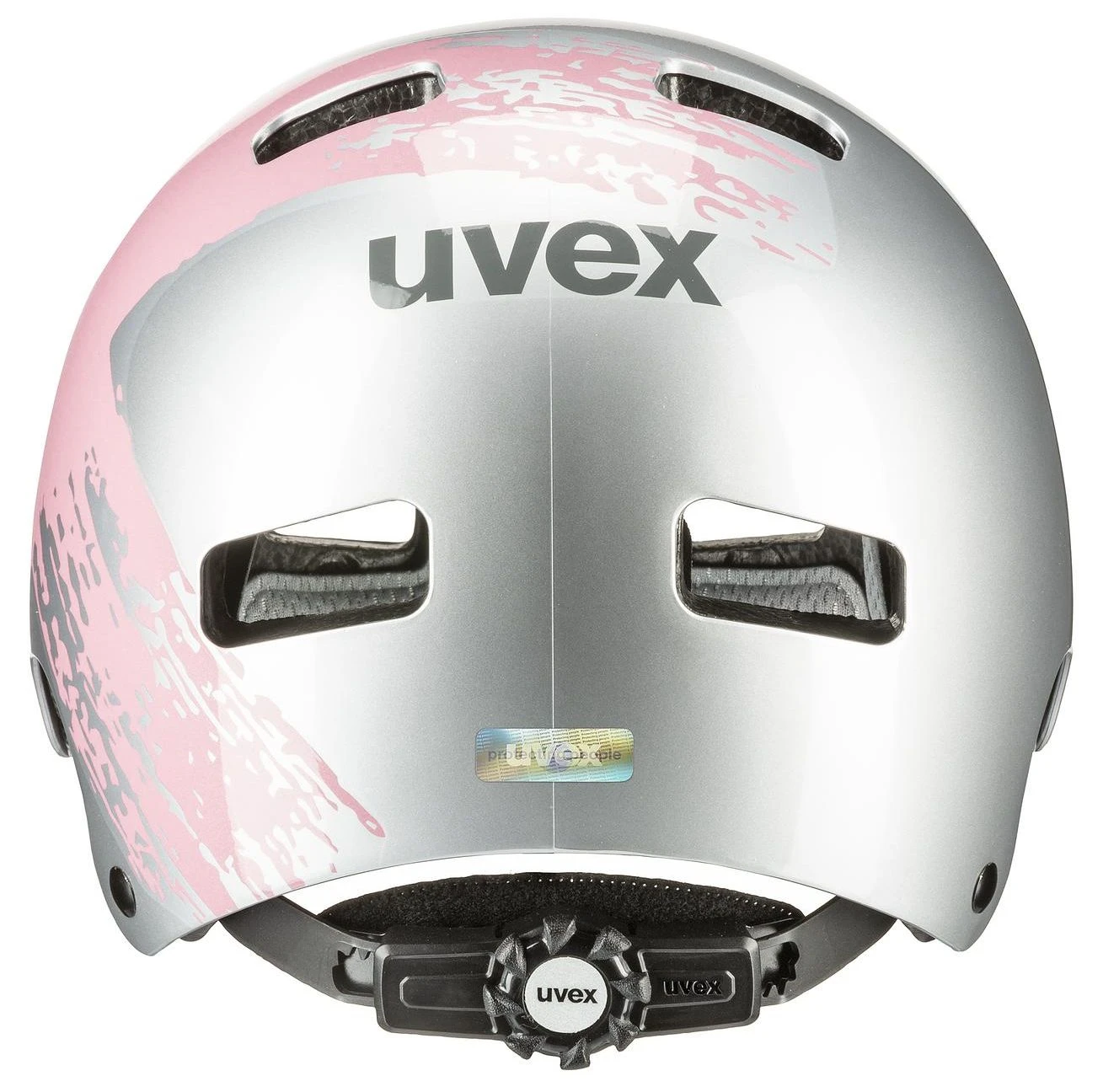 Skaterhelm Uvex Kid 3 - Silver-rose – Bild 4