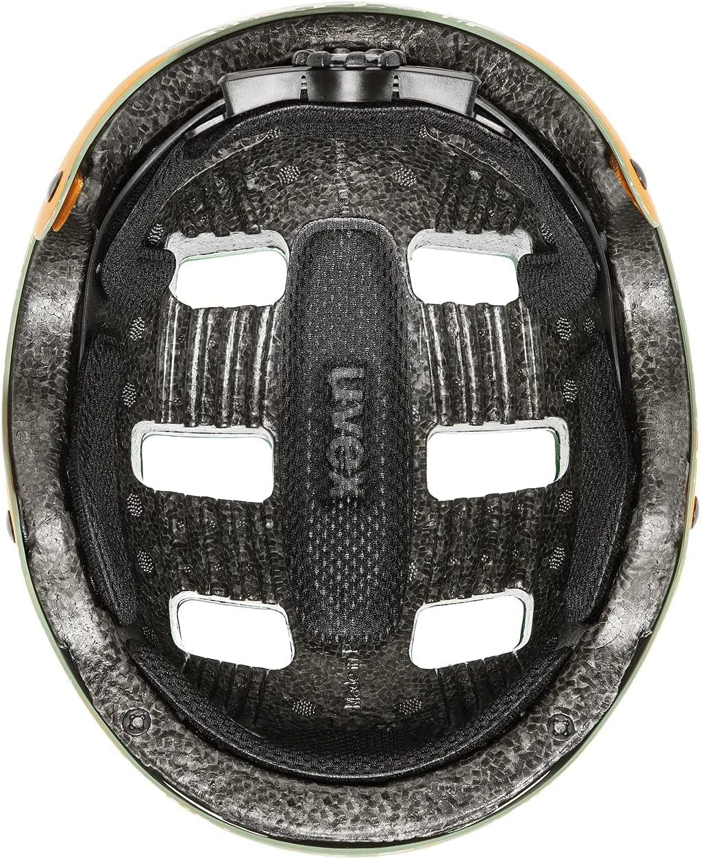 Skaterhelm Uvex Kid 3 Cc - Moos Green-sand Mat – Bild 4