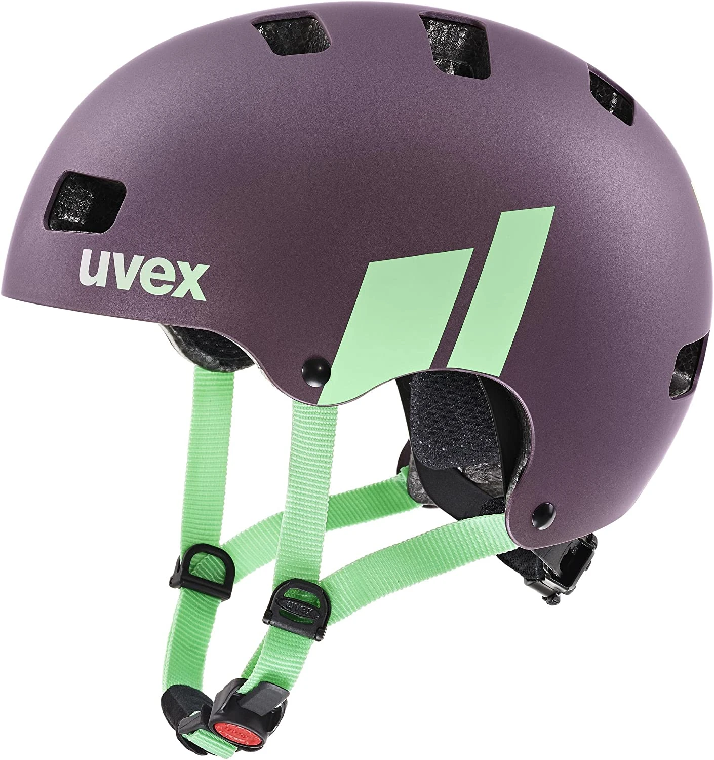 Skaterhelm Uvex Kid 3 Cc - Plum-mint Mat