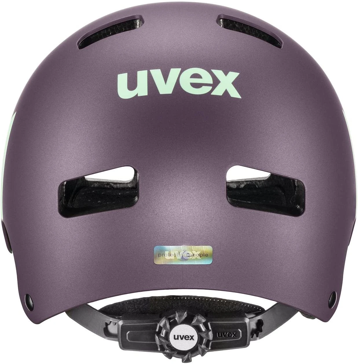 Skaterhelm Uvex Kid 3 Cc - Plum-mint Mat – Bild 3