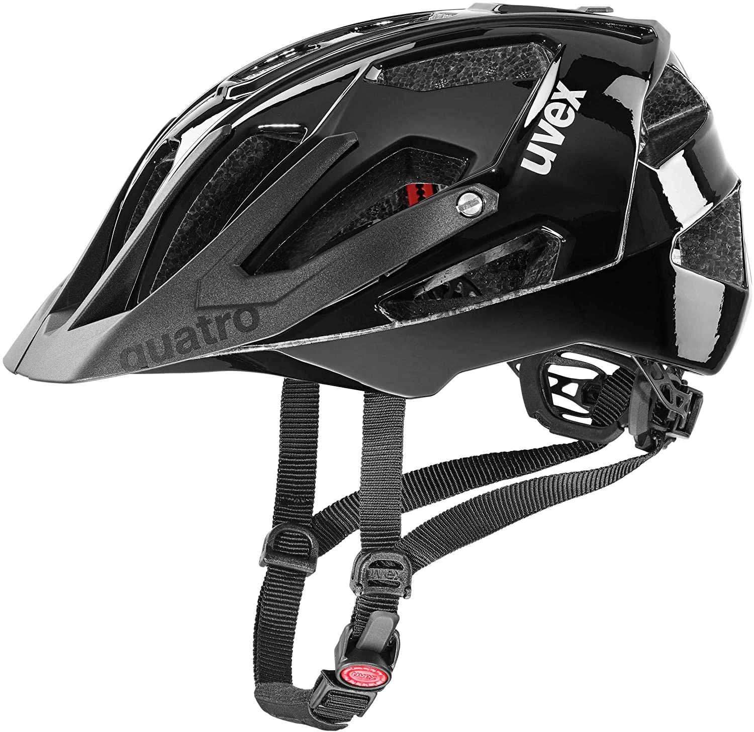 Uvex Quatro Mountainbike Helm - All Black
