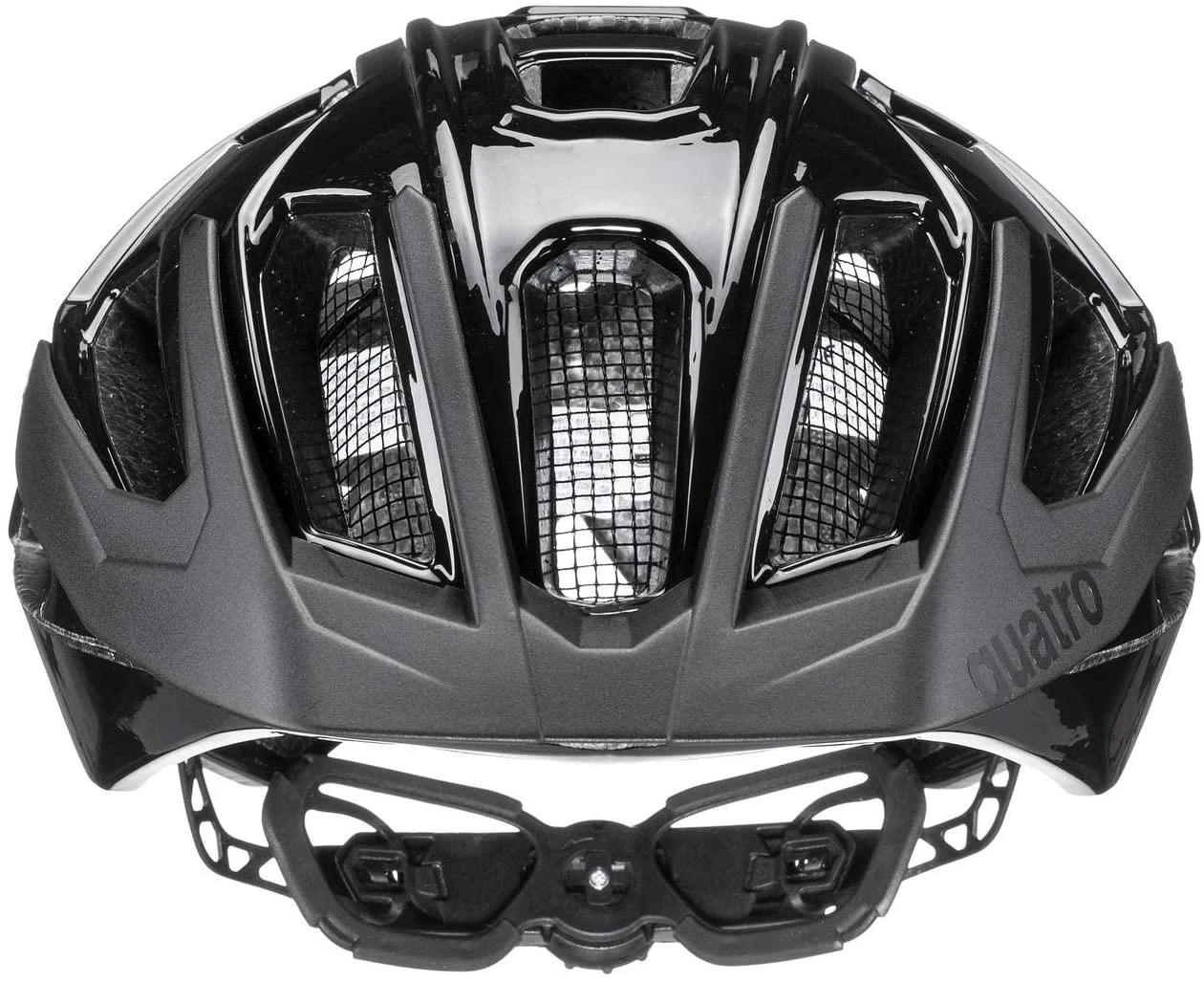 Uvex Quatro Mountainbike Helm - All Black – Bild 2