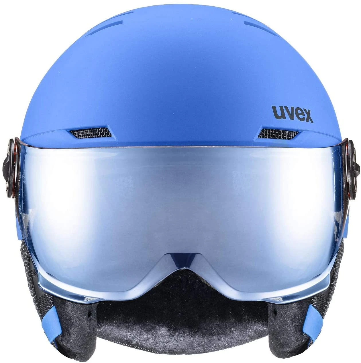 Uvex Rocket Jr. Visor Visier Kinder-Skihelm - Blue Mat – Bild 2