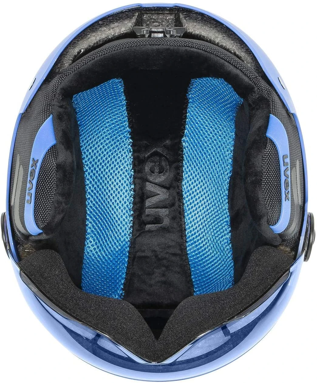 Uvex Rocket Jr. Visor Visier Kinder-Skihelm - Blue Mat – Bild 4