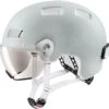 Uvex Rush Visor Visier Fahrradhelm - Papyrus Grey Mat