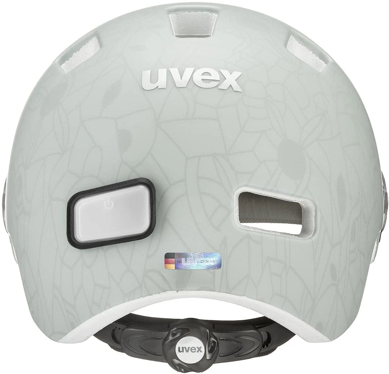 Uvex Rush Visor Visier Fahrradhelm - Papyrus Grey Mat – Bild 4