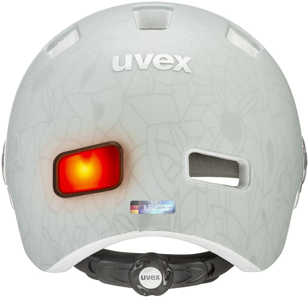 Uvex Rush Visor Visier Fahrradhelm - Papyrus Grey Mat – Bild 5