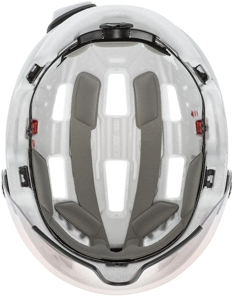 Uvex Rush Visor Visier Fahrradhelm - Papyrus Grey Mat – Bild 6