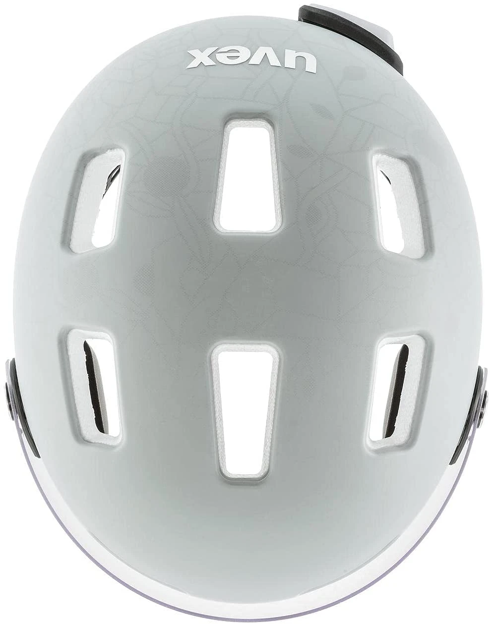 Uvex Rush Visor Visier Fahrradhelm - Papyrus Grey Mat – Bild 7