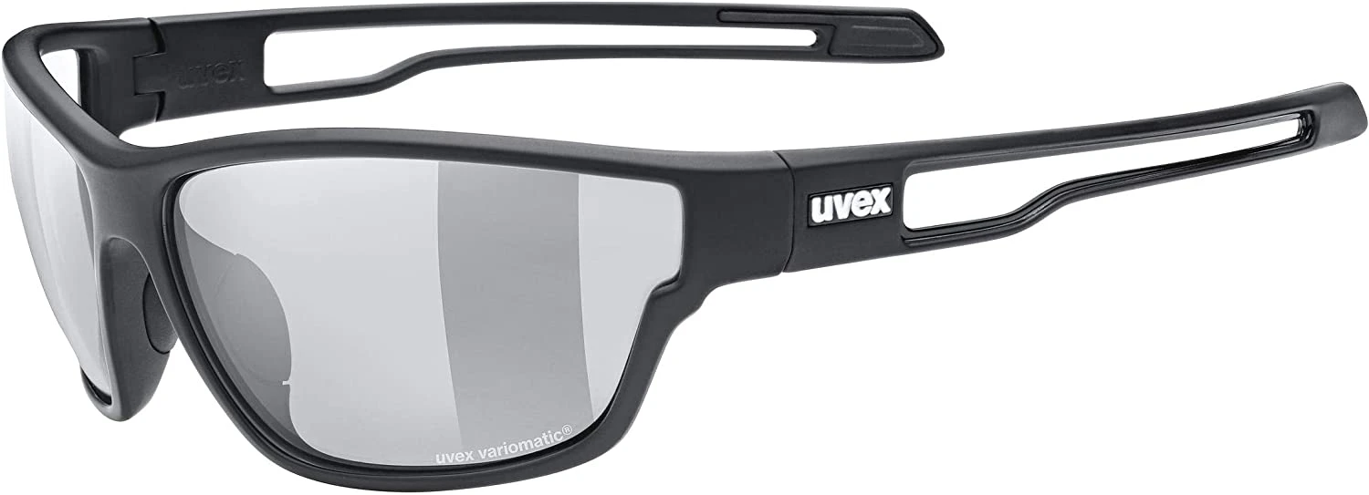 Uvex Sportstyle 806 V Vario Sportbrille - Black Mat