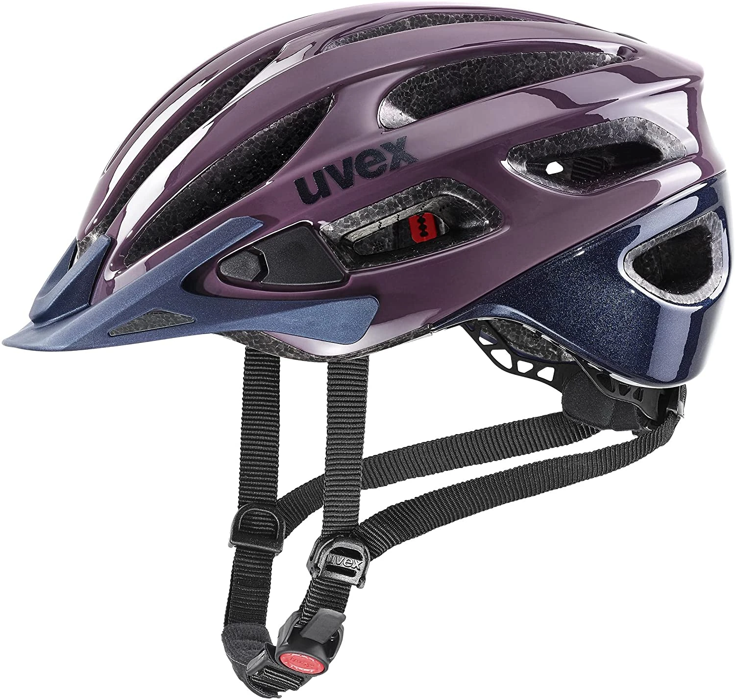 Uvex True Fahrradhelm - Plum Deep-space